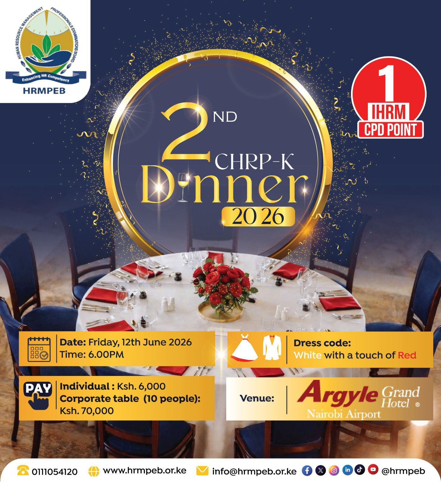 2nd CHRP-K Dinner 2026 Banner